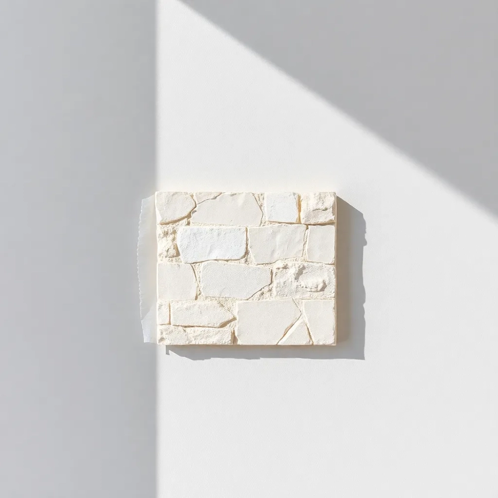 Czy kamień dekoracyjny można kłaść na farbę