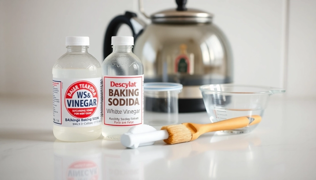 Jak odkamienić czajnik sodą i octem