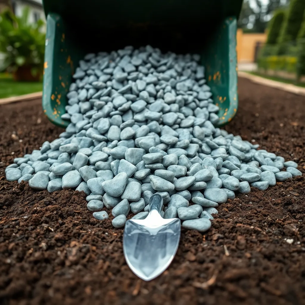 Jak wysypać kamienie w ogrodzie