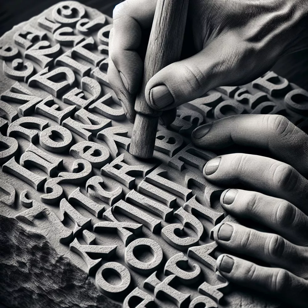 kucie liter w kamieniu cennik