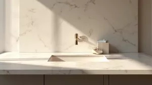 blat łazienkowy z kamienia