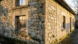 elewacja z kamienia łupanego