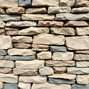 Kamień na ścianę cena za m2