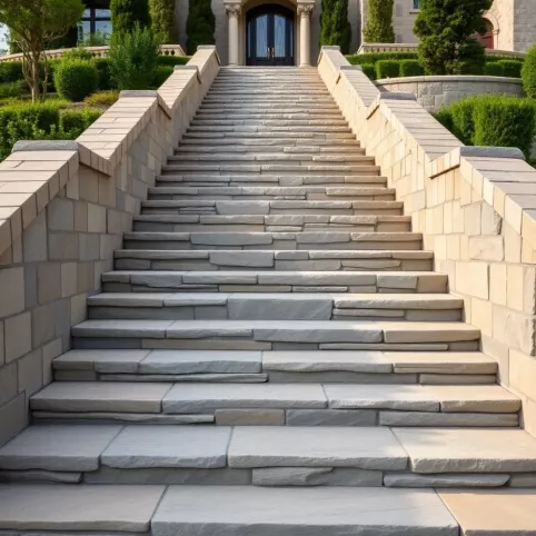 Schody zewnętrzne z kamienia cena